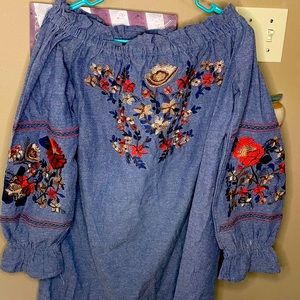 Womens off the shoulder blouse